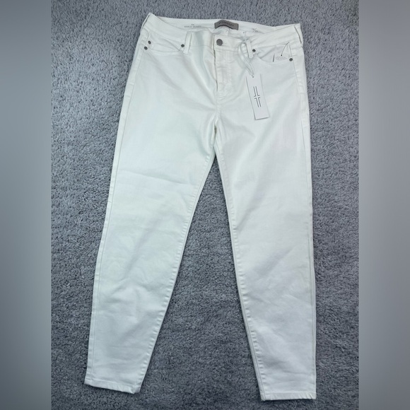 Liverpool Jeans Company Denim - Liverpool Jeans Company White Ankle Jeans